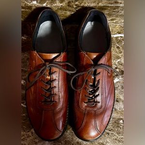 Ecco Neoflexor Mens Brown Lace Up Leather Oxford Casual Shoe EU 44 | US 10.5
